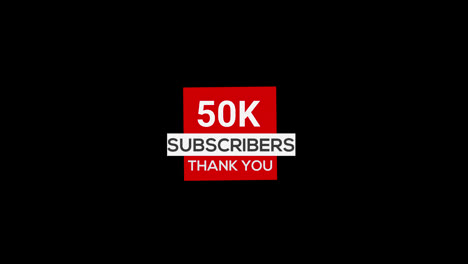 50.000-Abonnenten-Danken-Ihnen,-Banner-Abonnement,-Transparenter-Animationshintergrund-Mit-Alphakanal